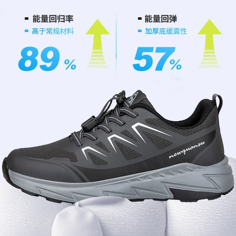 Широкие ноги, опухшие ноги, обувь для ходьбы среднего и пожилого возраста, легкая спортивная и повседневная обувь на мягкой подошве.