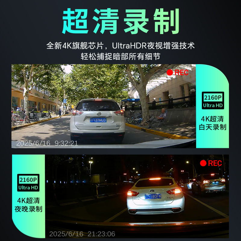 New Cross-Border High-Definition 4K Dual-Lens Wifi Wireless Dashcam for Bmw Series Vehicles