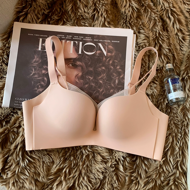 Push up bra, wireless bra, supporting underwear, bra top