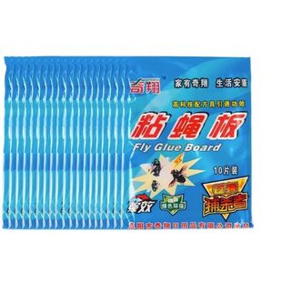 Qixiang Fly Stickers, Fly Paper, Fly Board, Mosquito Killer Trap, Fly Killer, Household 10 Sheets/Pack, Single Pack