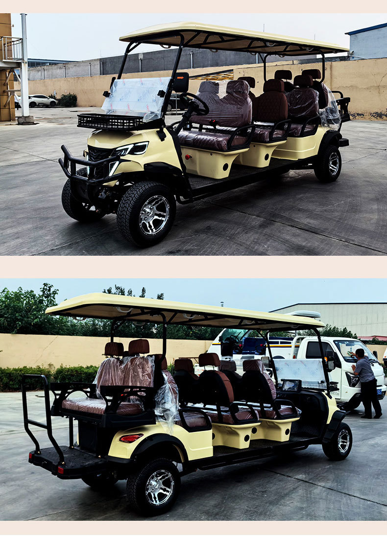 Customized Sales Office Tour Sightseeing Car Foreign Trade Export Electric Golf Cart Wholesale Reception Scenic Spot Sightseeing