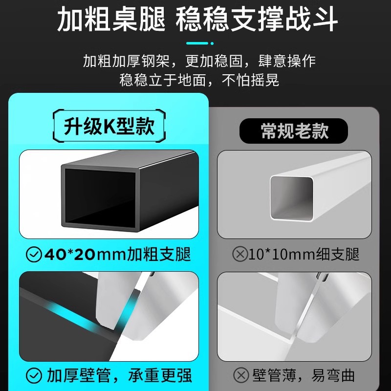 Mesa de computadora de escritorio, mesa de oficina moderna, mesa de estudio de dormitorio simple, mesa de estudio de estudiantes