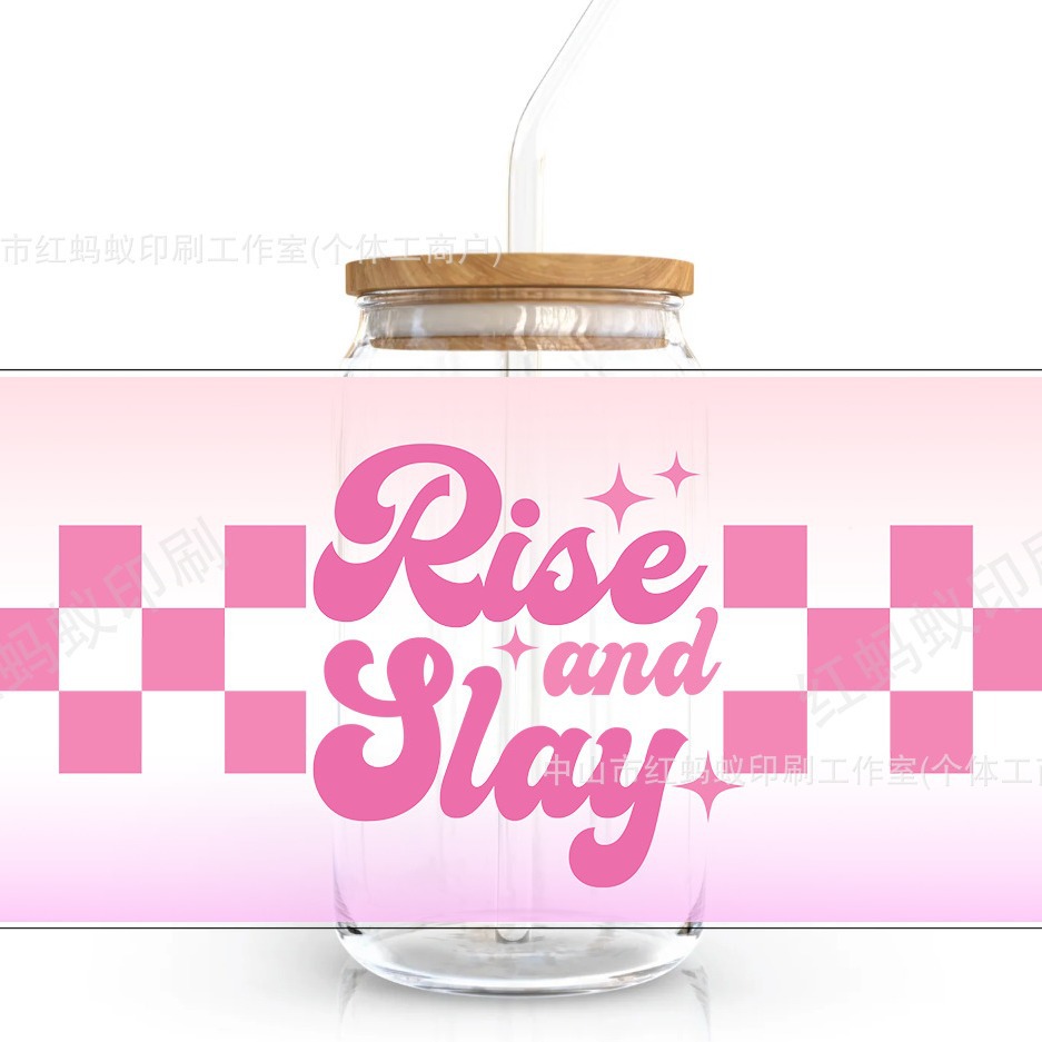 UV DTF水晶标转印贴防水防伪