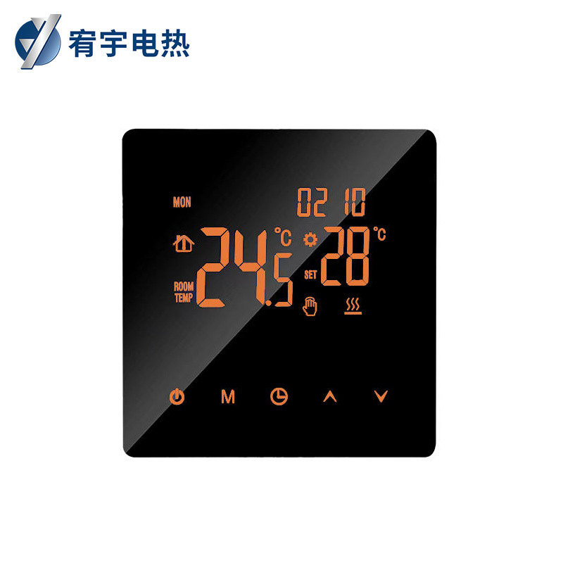 WIFI智能电采暖触屏温控器 发热电缆发热地席电采暖K2H温度控制器