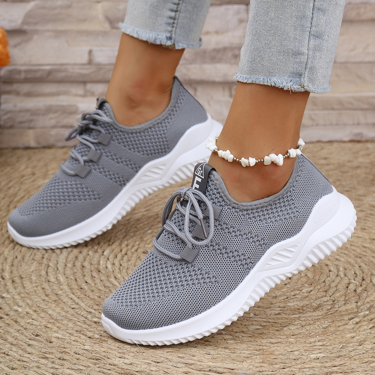 Transfronterizos TEMU zapatos de carreras de mujer, zapatos de mujer transpirables, zapatos de suela suave, zapatos deportivos de mujer, cómodos y casuales, versátiles