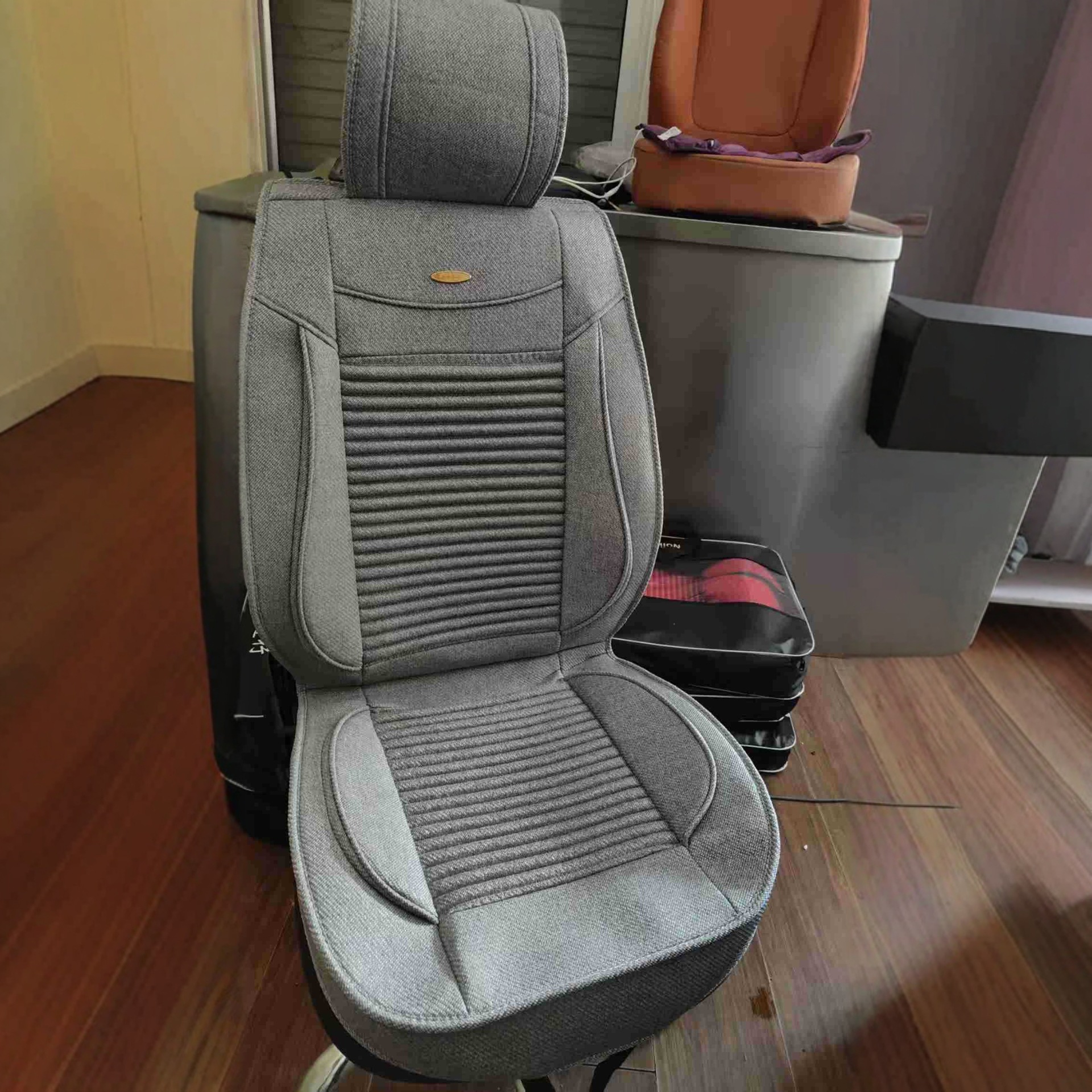 Manufacturer's Car Seat Cushion, Suitable for All Seasons, Linen Health Seat Cushion, Comfortable Car Seat Cushion, Simple Breathable Seat Cushion