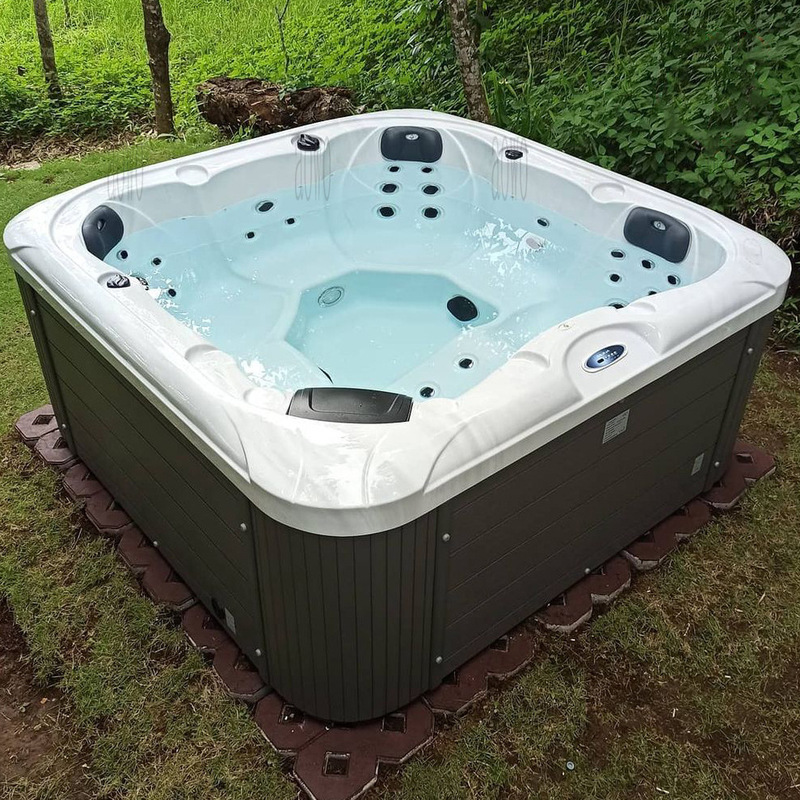 Outdoor Large Pool Acrylic Bathtub jucazzi Freestanding Whirlpool Massage Spa Pool 5 Person SPA Bath Pool