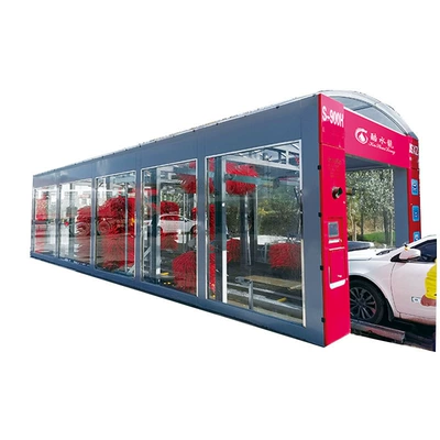 Tunnel Continuous Car Washing Machine, Car washing machine