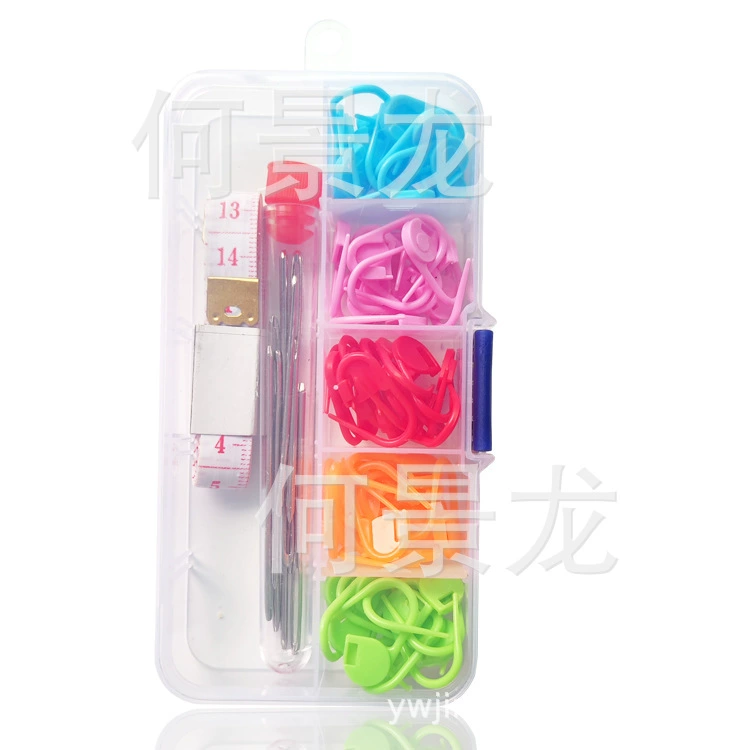 Счетная Пряжка антивыпускная пластиковая маленькая булавка для костюма Цвет Марк Пряжка свитер аксессуары для вязания