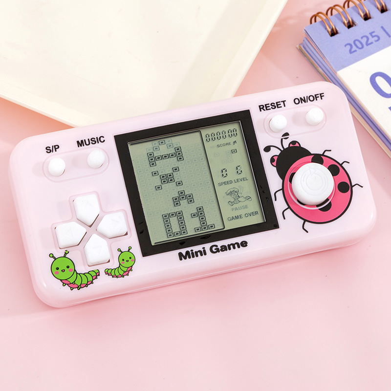 Fuchsia game console, 3 inch, horizontal version