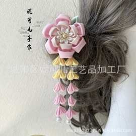 厂家直供日式和风和服头饰汉服古风发饰少女风流苏发夹浴衣配饰