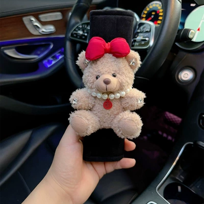 red women – Seat belt shoulder pad - cute-bear-style-11-ice-silk-seatbelt-shoulder-pad