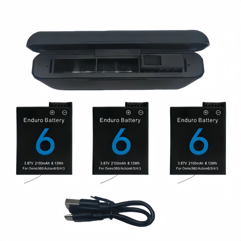 Suitable for Dji Action6 Battery, Action5Pro, Action4, Long-Lasting Dji Action Camera Battery Suitable for Dji Action6 Battery, Action5Pro, Action4, Long-Lasting Dji Action Camera Battery