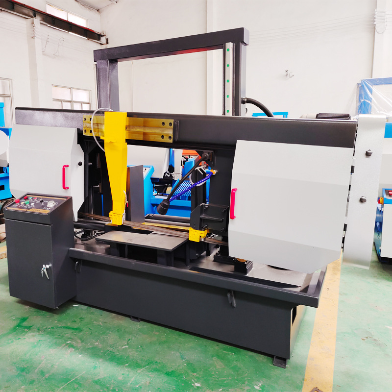 龙门卧式带锯床GB4250/GY4260锯床2米3米4米脱料架