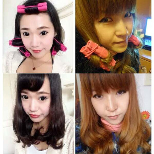 Sponge Curling Iron Sponge Lazy Curling Wand Curling Gadget Hairstyling Tool Sleep Self-adhesive Curling Tube