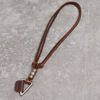 Leather necklace, accessory hip-hop style, men's pendant, simple and elegant design, European style