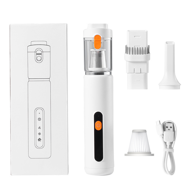 Cross-border car vacuum cleaner with super powerful suction, handheld small vacuum cleaner for cars, household vacuum and blower combo, wholesale