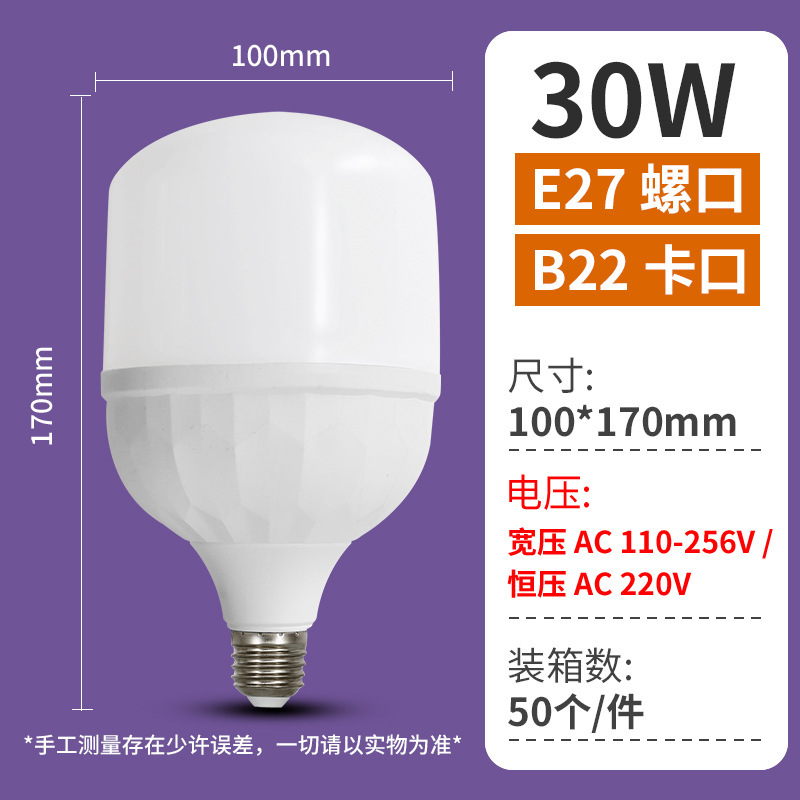 LED電球屋台夜市灯ハイパワーe27ナット口プラスチックバッグアルミ省エネ超亮高富帅電球卸売り|undefined