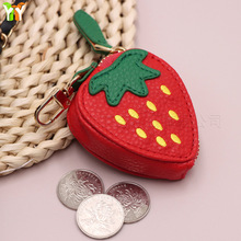 拼色柠檬草莓立体零钱包迷你蓝牙耳机包多功能AirTags定位器皮套