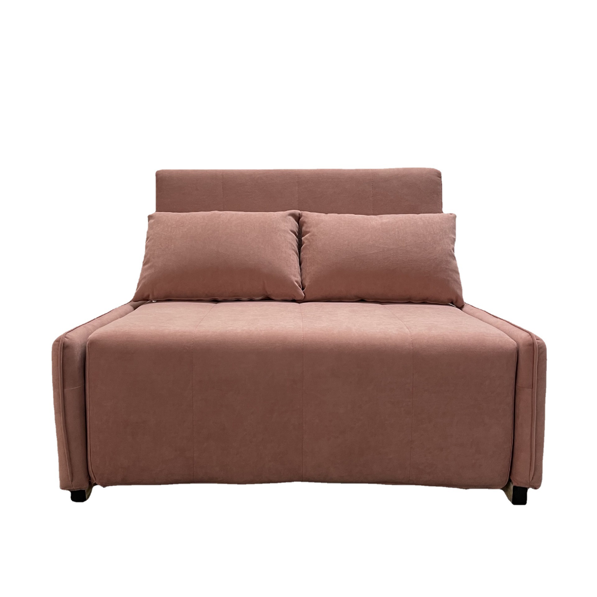 Sofá cama multifuncional de pequeña casa sin lavado tecnología de tela de ternura sin reposabrazos sala de estar soy un sofá de doble propósito push-and - pull