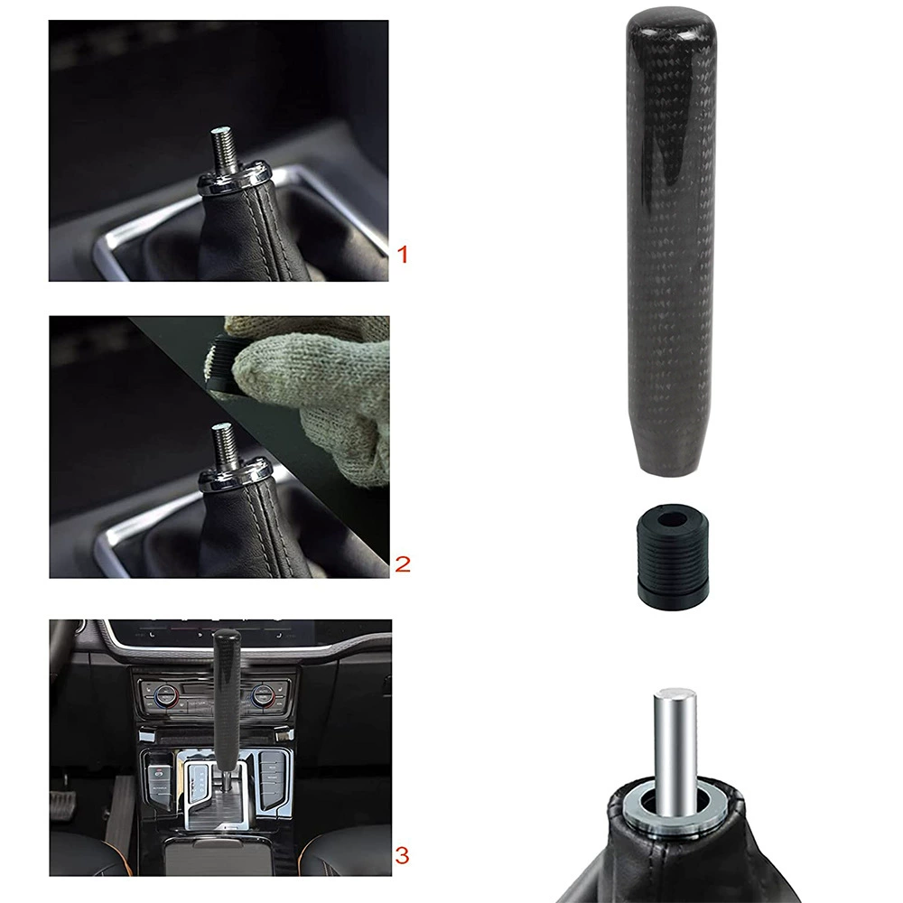 Аксессуары для модификации автомобиля из углеродного волокна головка вытяжки палки 18CM длинная головка переключения 13cm ручка переключения