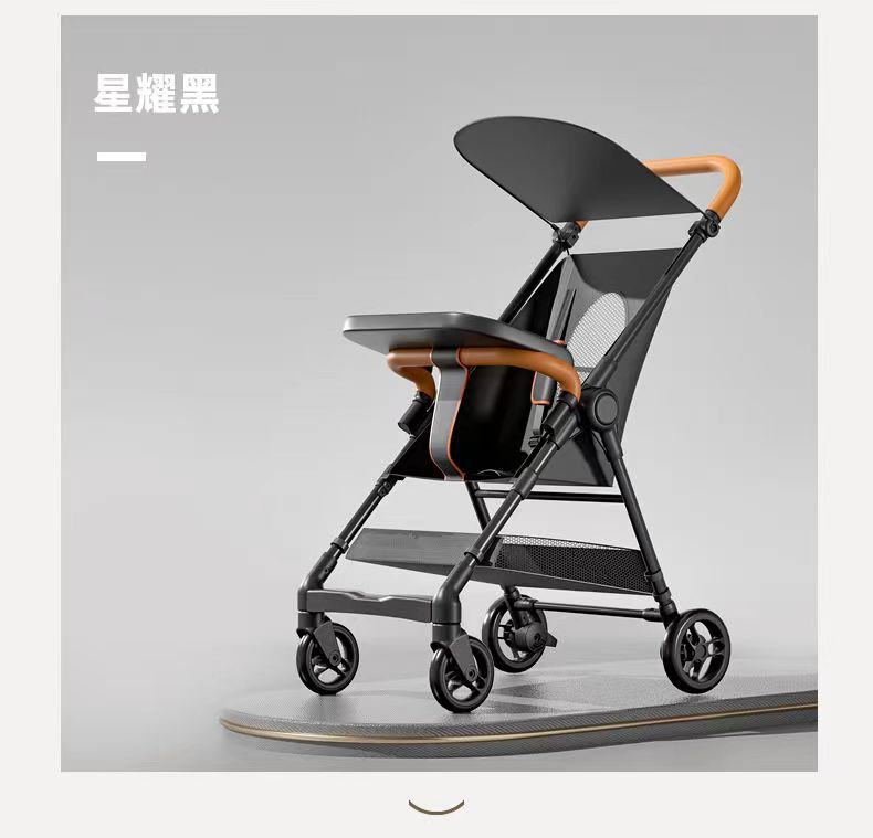 Baby push-car de bolsillo carro plegable para niños artefactos de deslizamiento para embarcar en cochecito pequeño y ligero