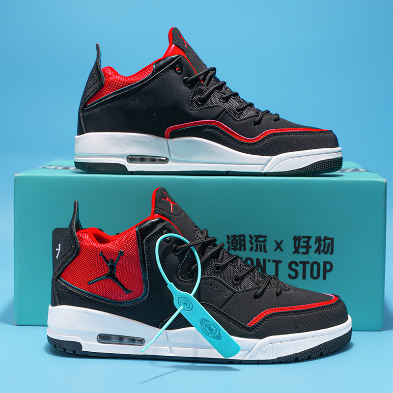 Spring 2025 Children's Shoes, Boys' Soft-Soled Comfortable Sports Basketball Shoes, Korean Style Fashionable Girls' Aj Sports Shoes