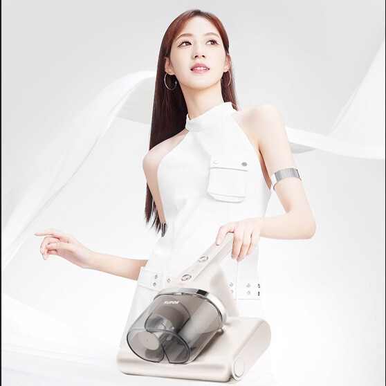 Supor Mite Remover Bed Vacuum Cleaner Ultrasonic Ultraviolet Sterilization Mite Removal Double Dust Cup Vacuum Rc-T903