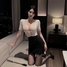情趣内衣性感秘书包臀裙御姐制服套装秘书超嗨禁欲系纯欲辣妹