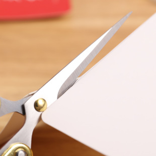Stainless steel household small scissors student scissors DIY alloy hand scissors office scissors stationery scissors factory direct sales