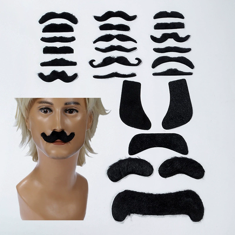 Хэллоуин, борода, товары для вечеринок, реквизит для фотосъемки, клейкий костюм для выпускного вечера, полная борода, пиратские брови и борода