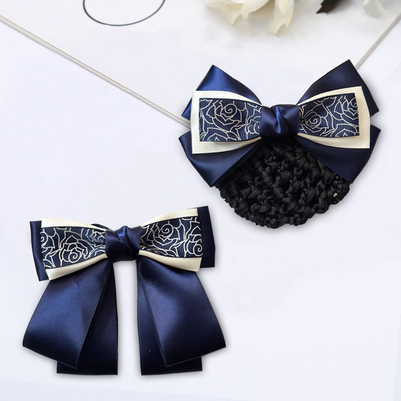 Bow Tie, Flower Head, Flower Suit, Rose Pattern Nurse Hairpin, Bank Hotel Mobile Telecommunications Accessories, Stewardess Bow Tie Bow Tie, Flower Head, Flower Suit, Rose Pattern Nurse Hairpin, Bank Hotel Mobile Telecommunications Accessories, Stewardess Bow Tie