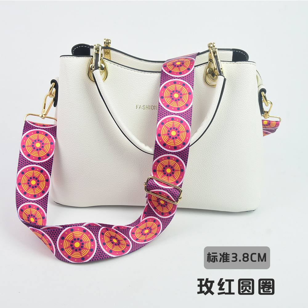 Bolso bandolera con accesorios ultra anchos, bolso de color, correa gruesa, correa de repuesto alargada, correa de hombro de bolso universal ajustable