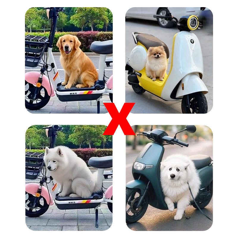 Electric Vehicle Dog Accessory Extension Board for Large Dogs, Car Foot Mat Pedal, Pet Seat Board, Widened and Lengthened to Prevent Stepping Off