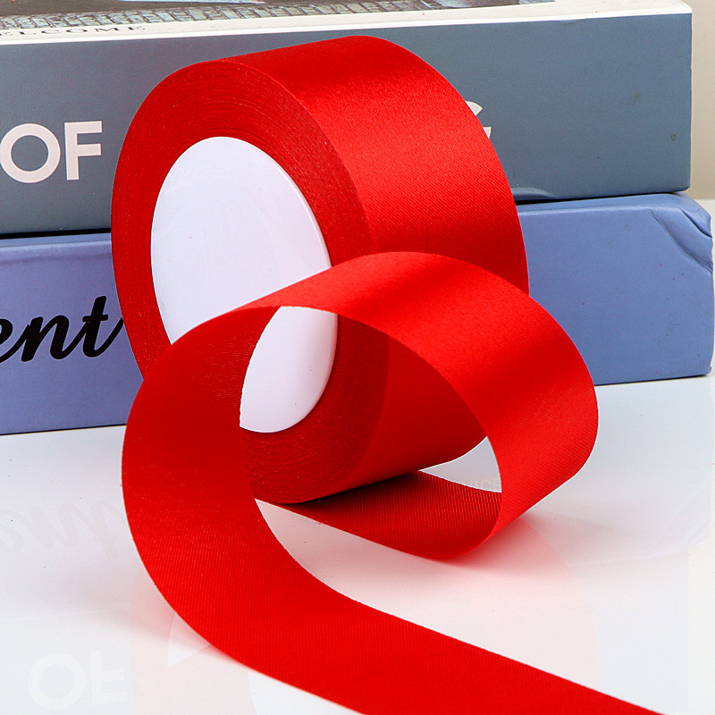 Cinta roja Cinta embalaje de regalo cinta de hornear boda Cinta Roja cinta Cinta Roja coche Cinta Roja tira de tela