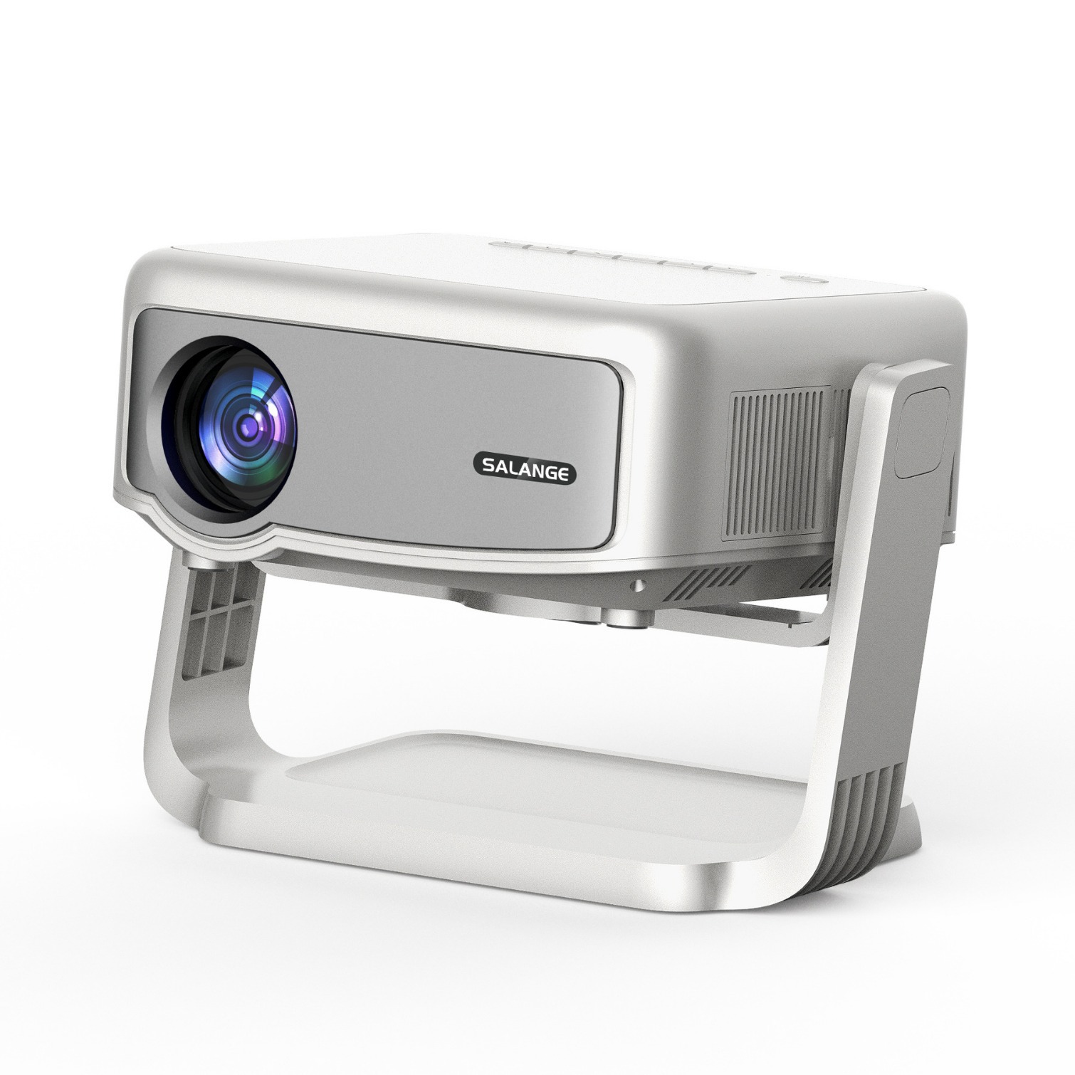 Nuevo producto Android 1080P HD proyector portátil 360 grados giratorio con soporte proyector de oficina doméstica