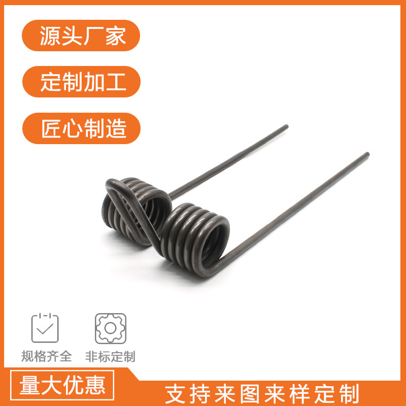 厂家非标大线径扭簧定做不锈钢弹簧强力异形大扭力扭转定制加工