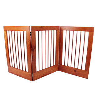 Customized Wooden Pet Dog Door Indoor Pet Fence Dog Isolation Door Bedroom Living Room Pet Two-Way Entry and Exit Door