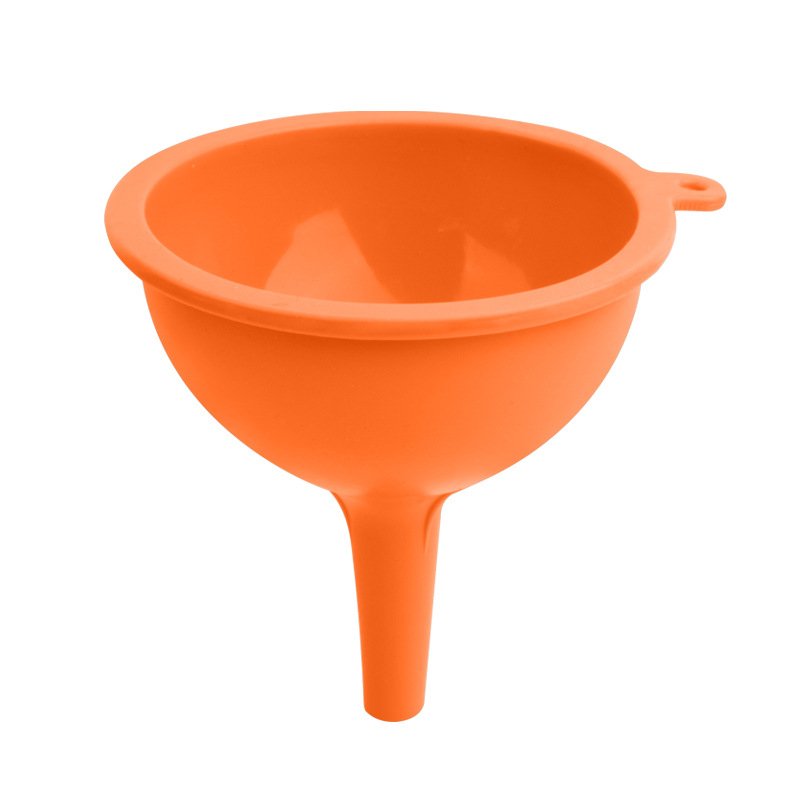 Suministro directo de fábrica embudo de silicona conjunto de tres piezas embudo de aceite de cocina embudo de vino embudo de sub-embalaje del hogar resistencia a altas temperaturas