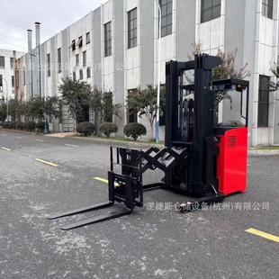 Station driving type scissors fork forward electric forklift storage hydraulic lifting and unloading truck double extension forward forklift