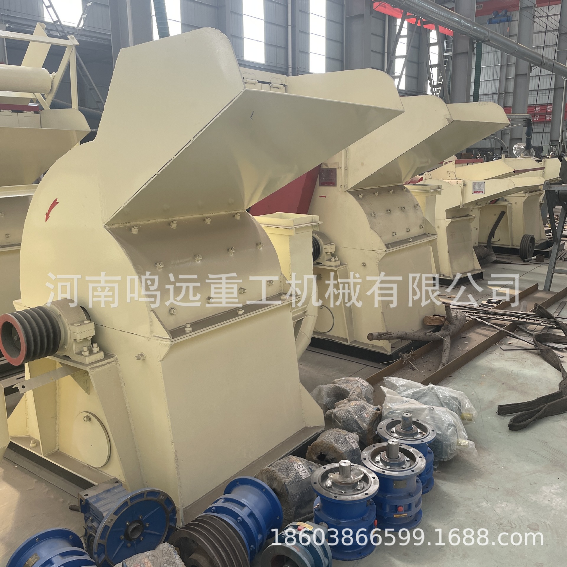 现货大型木材粉碎机 高粱秆树枝锯末粉碎机 木板模板原木木粉机