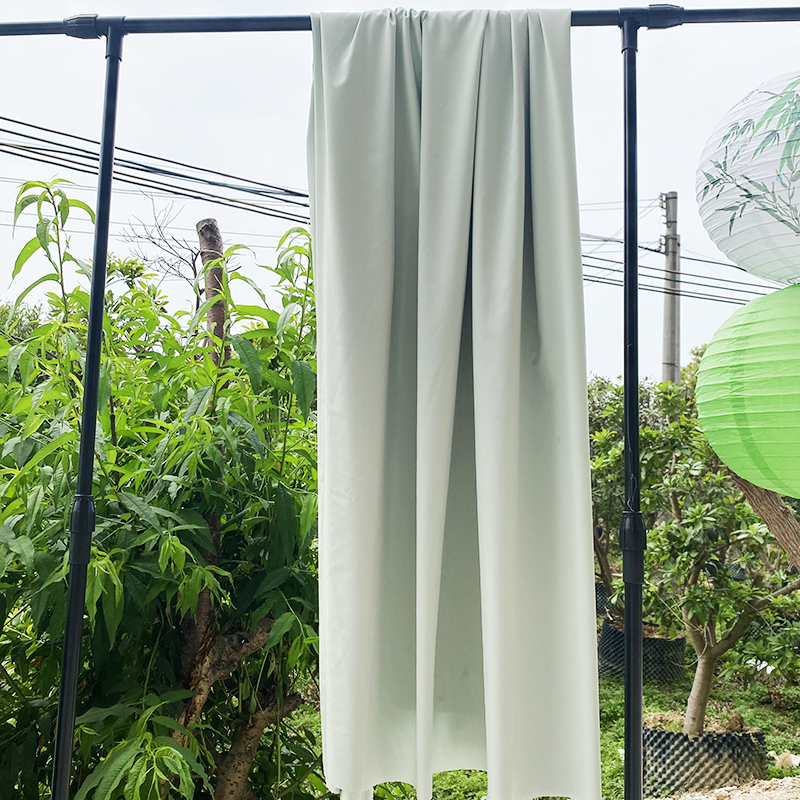 Cortina de estilo chino clásico, diseño de caligrafía y paisaje, ideal para interiores o fondos decorativos