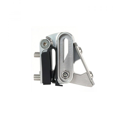Motorcycle modified windshield with height adjustment, wind protection, anti-kite line, anti-cut accessories, universal windshield (Motorcycle front windshield) - cnc-aluminum-alloy-bracket