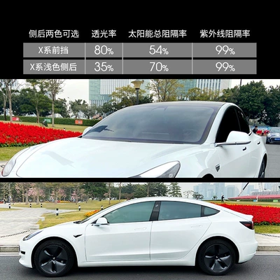 Meiji Car Film, Car Glass Film, Car Window Film, Car Solar Film, Heat Insulation and Sun Protection Film, X Series Full Car Film (Automotive Film) - suitable-for-suv-full-car-package-upgraded-x-series-zhendianbao-full-car-film-high-definition-front-light-colored-side-and-rear