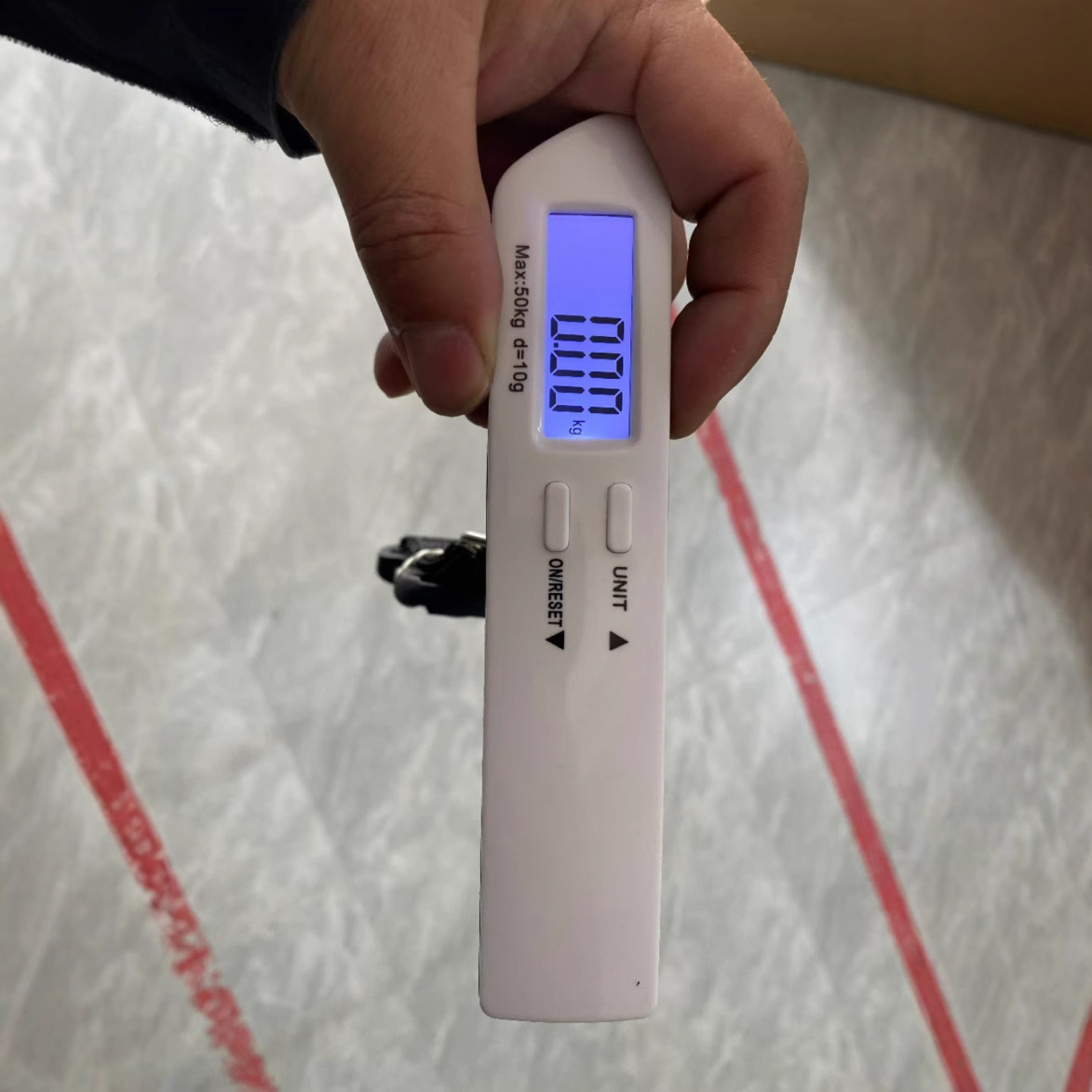 Escala electrónica portátil portátil, escala de equipaje, escala de suspensión, escala de gramo de mano especial para venta de verduras, escala de gancho de precisión, escala de medicina tradicional china 2024