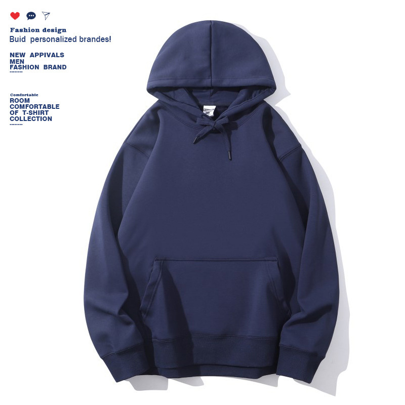 600g Hooded Sweatshirt Custom Men's Advertising Shirt Work Clothes Hoodie Embroidered Printed Logo Customization