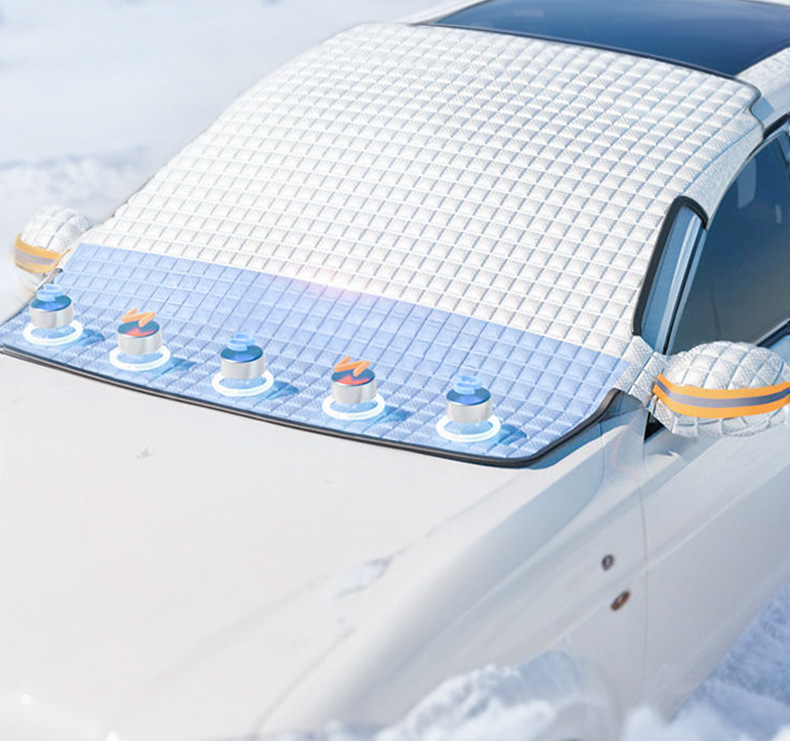 Car Front Windshield Anti-Freeze Cover, Winter Snow Cover, Anti-Frost, Snow-Proof Windshield, Car Cover, Sunshade