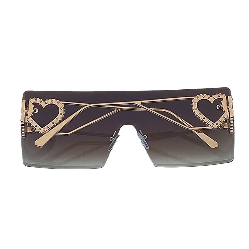 Occhiali da sole 1 pz occhiali da sole con montatura rotonda retrò per donna, montatura nera alla moda senza trucco_voghion.com