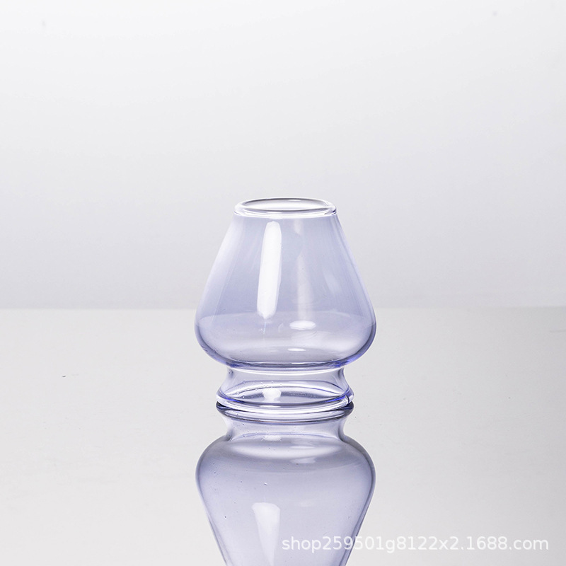 新款日式玻璃抹茶碗带嘴抹茶工具日本点茶碗抹茶杯搅拌器茶筅套装|undefined