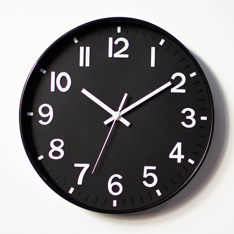 Reloj de pared para el hogar de 30CM Reloj para colgar en la pared Reloj para colgar en la sala de estar Reloj de pared Reloj creativo Reloj de cuarzo silencioso